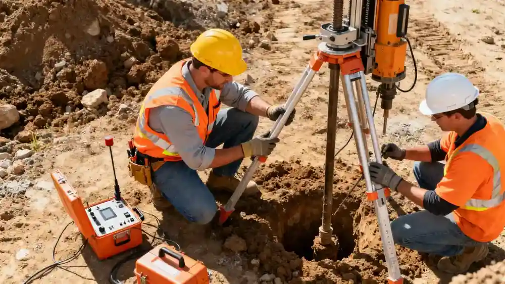 Geotechnische Arbeiten in Weimar
